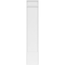 Ekena Millwork Plain PVC Pilaster w/Decorative Capital & Base, 9"W x 48"H x 2"P PILP09X048SM02-2 - alternate 4